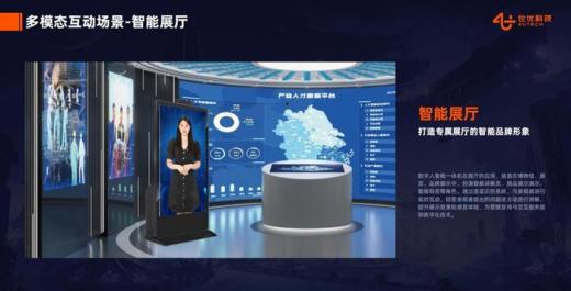 世優科技互動大屏AI數字人助力企業展廳無人講解服務